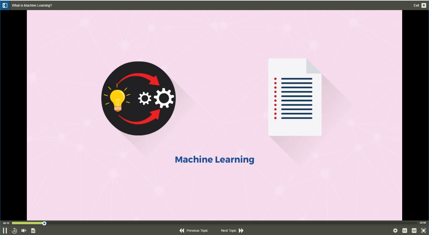 Machine Learning 1